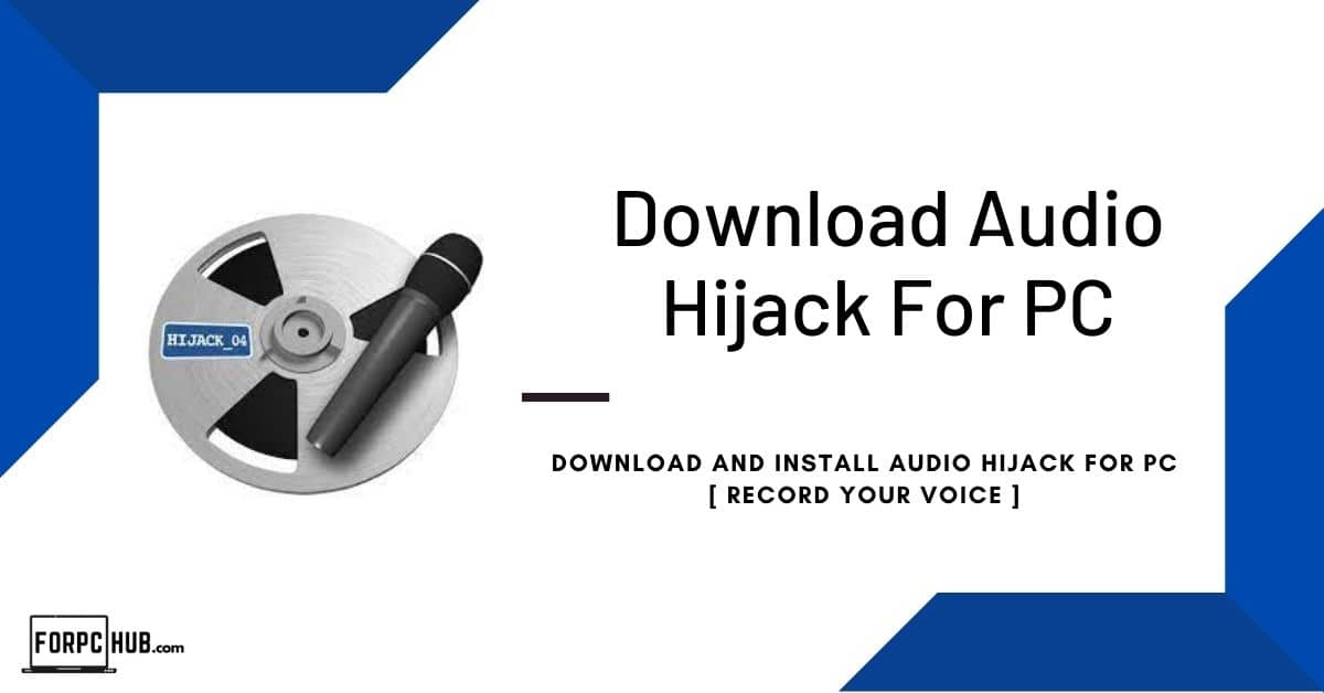 free audio hijack pro for pc