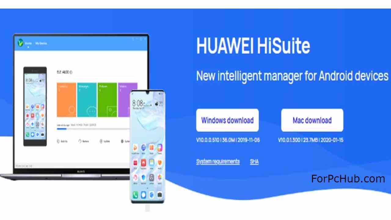 Huawei HiSuite for ios instal free