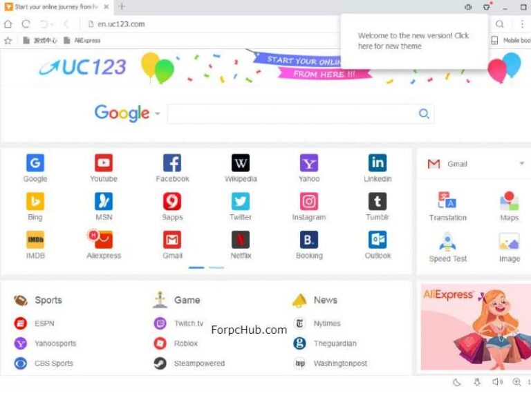 uc browser for windows 10